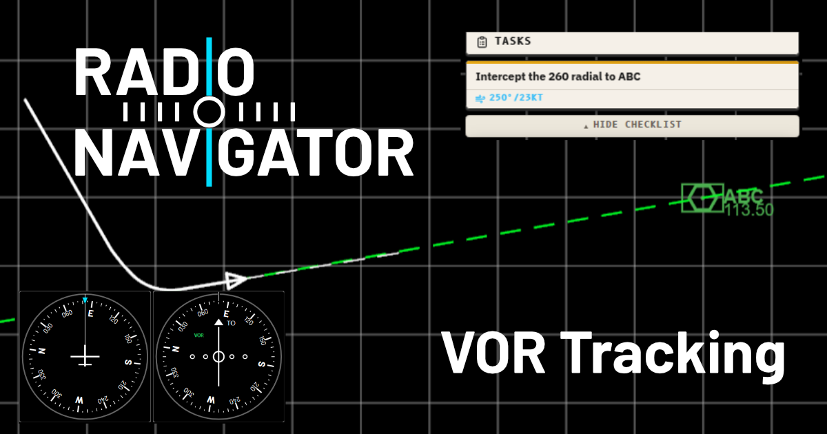 How to Track a VOR Radial | Radio Navigator